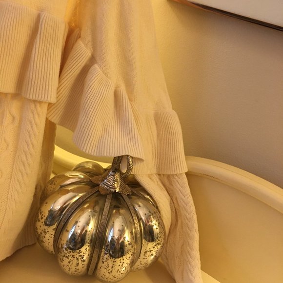 NWT Project Naadam Ivory Medium Ruffle Mock - Picture 6 of 10